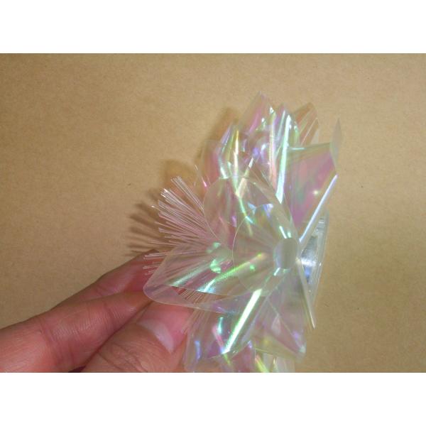 3.5Inch Iridescent LED Ribbon Bowin for Gift packaging and Christmas decorations