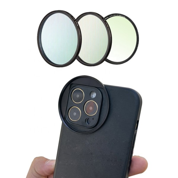 58mm Magnetic Phone Lens Filter Customizable iPhone Lens Filters For IPhone14pro max