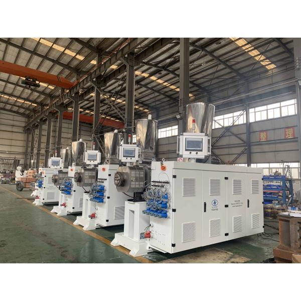 Máquina de extrusão por parafuso duplo de alto binário de tipo vertical ZS65/132 para perfis de tubos de PVC