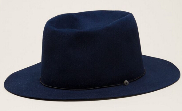 Blue Felt Fashion Lady Hat In China