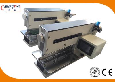 Máquina do separador do PWB com conduzido pneumaticamente duas lâminas lineares