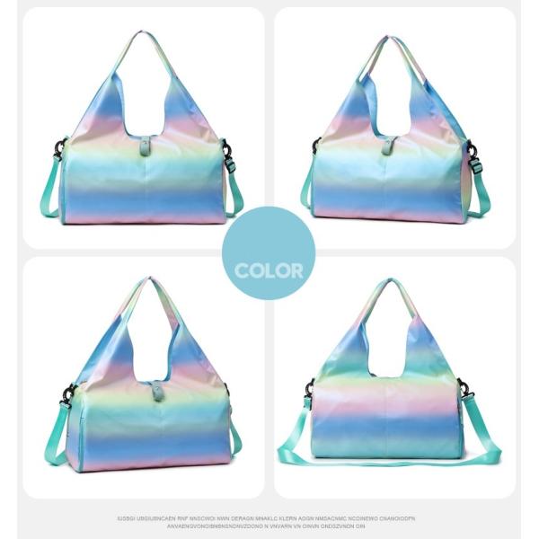 Personalized Initial Dance Bag For Girls, Small Lace Gym Sport Yoga Dance Bags Gift For Teen Girls, Cute Letter Kids Ballet Bag Zipper Toddler Travel Duffle Tote With Adjustable Straps