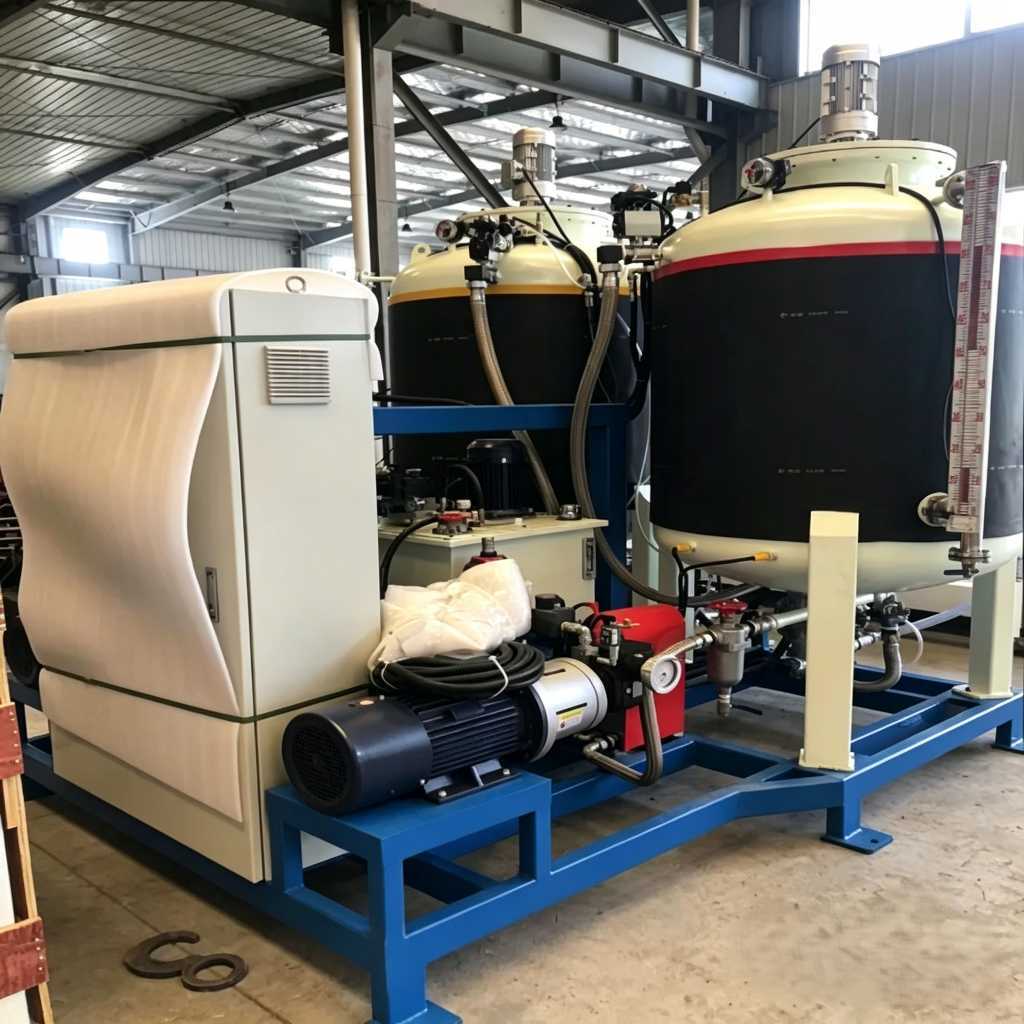 Turnkey PUR Spray PE Wrapping Pre-Insulated Pipe Production Line for 508-1620mm District Heating Pipes