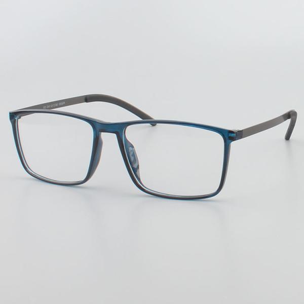 Business Casual Square TR90 Optical Frames Blue Light Eyeglasses