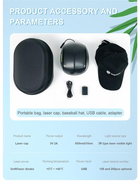 650nm Laser Helmet For Baldness Prevent Treatment Thicker Hair Regrowth