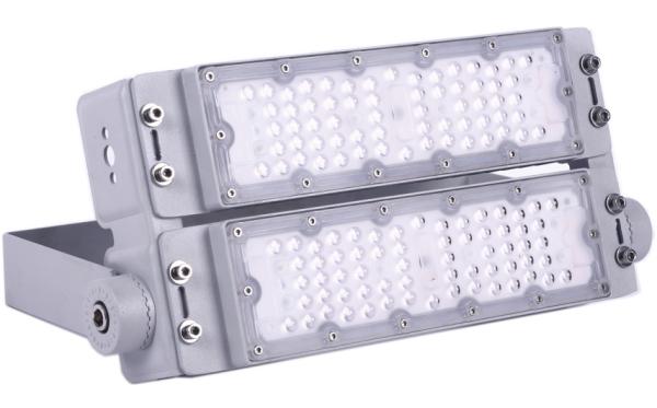 Die Casting Alumium Led Tunnel Lamp 130lm/w Daylight Silver 100W 5 Years Warranty