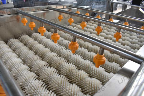 Commercial Root Vegetable Cleaning Brush Washing Machine with Stainless Steel 304