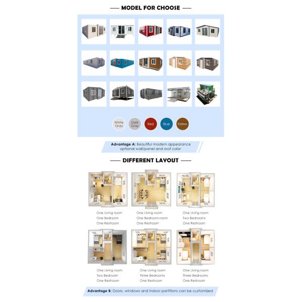 Green Frame Expandable Container House Free Assembly Sustainable Living