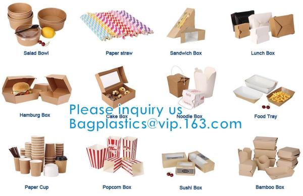 Triangle Food SLICE CAKE BOX, Salad, HUMBURGER BOX, BOAT TRAY, LUNCH BOX, HANDLER, CARRIER, BOWL, CUP