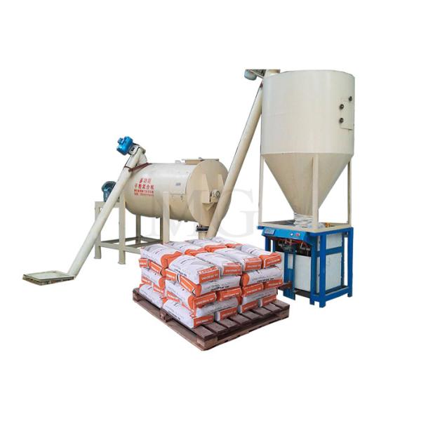 Low Noise Dry Mix Mortar Mixer Machine Wall Putty Sand Cement Floor Tile Adhesive Glue Grout Manufacturing Plant For Sale