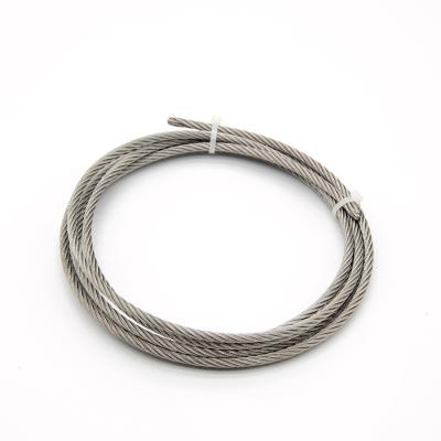 AISI 316 Stainless Steel Wire Rope 1×7 1×19 for Harsh Environments