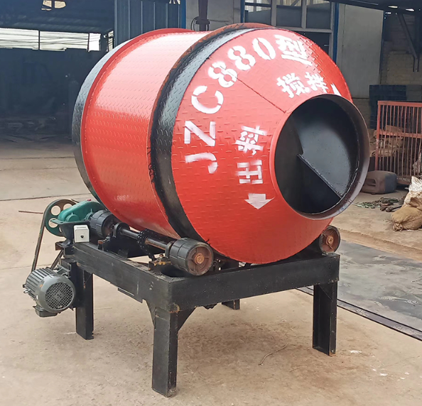 Cement Plant Equipments Small Drum Mixer Portable Rotary Drum Mixer For Cement Production Line