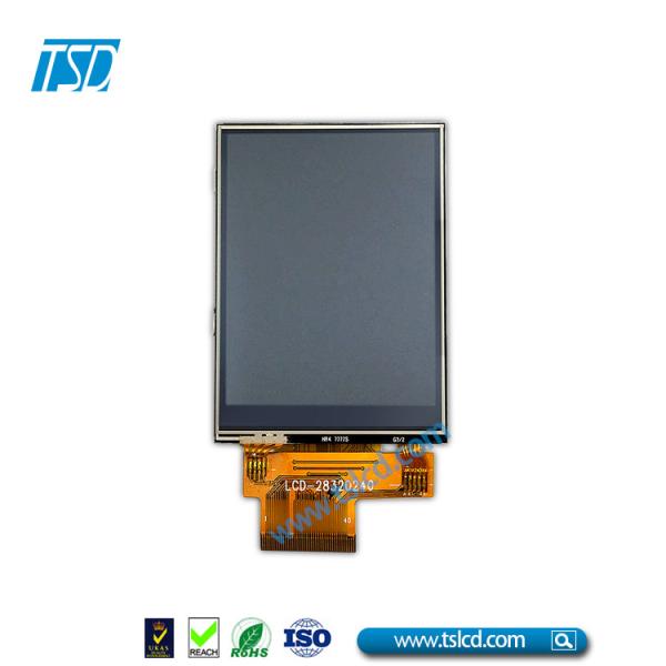 Módulo resistente de encargo de la exhibición de Tft Lcd del panel táctil de la pulgada ILI9341 de MCU 240x240 2,4