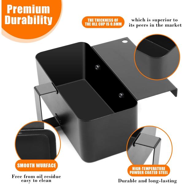 Мощность покрытая алюминиевой капельной кастрюли облицовки Пойматель кастрюли для Blackstone Griddle Легкий вес