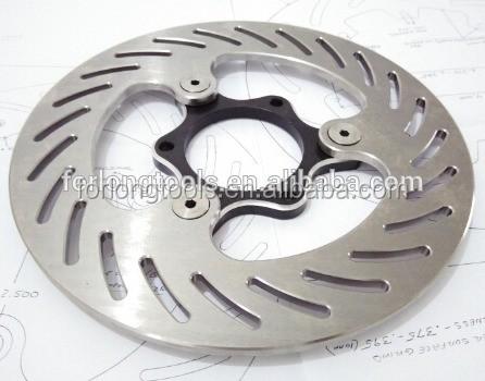 250MM disco do rotor do travão traseiro para KX 125 250 KX F 250 KLX R 450 Peças de reposição de motocicleta Material de titânio e durável