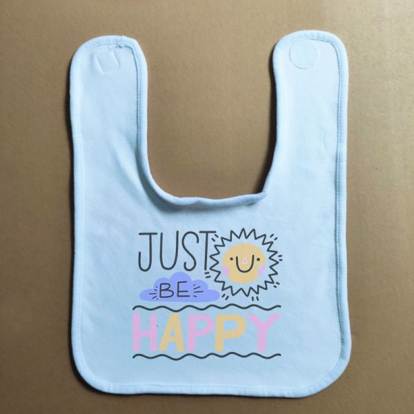 Sublimation Baby Bibs Blanks Customized Logo Super Soft Polyester Cotton Bib