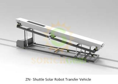 Intelligent Rail Type Solar Panel Cleaner For Flat Ground Rooftop Installations