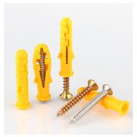 Âncora de nylon plástica da tomada de parede das âncoras de parede do Drywall com os parafusos de batida do auto para a placa de gesso
