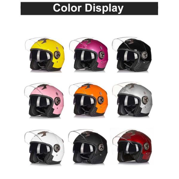 Breathable Function Anti-Collision Safety Protection Open Face Helmet for Motorcycle