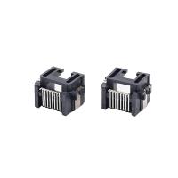 Tipo de hundimiento INMERSIÓN femenina de Jack modular del mediados del soporte RJ45 conector del PWB de ángulo recto
