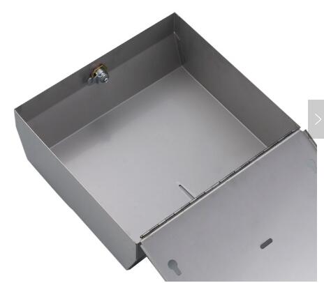 Stainless Steel Wall Mounted Towel Dispenser Lockable For Office Building