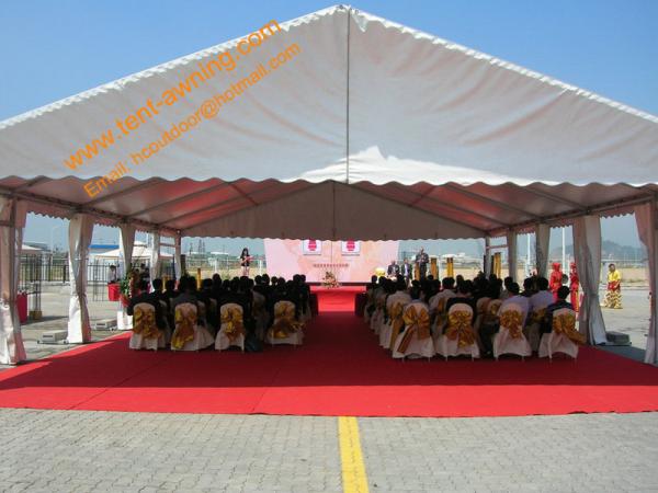 Mobile Temporary Rental Wedding Canopy Aluminum Fireproof  Marquees Guangzhou Factory