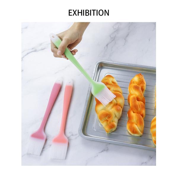 Food Grade Silicone Baking Brush Handheld Silicone Brush for Baking Cooking BBQ Grill and More