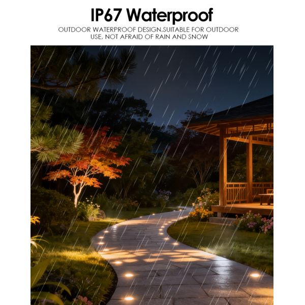 Underground Up Light IP67 3W CREE LED Anti Glare Design DIA45MM Aluminium Housing For Roads