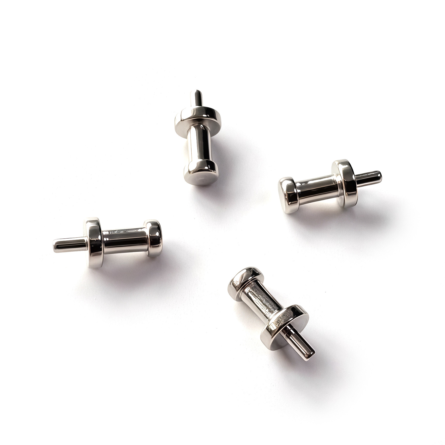 CNC Swiss Machined SUS304 Step Locating Stud Single Head Flange Dowel Pin