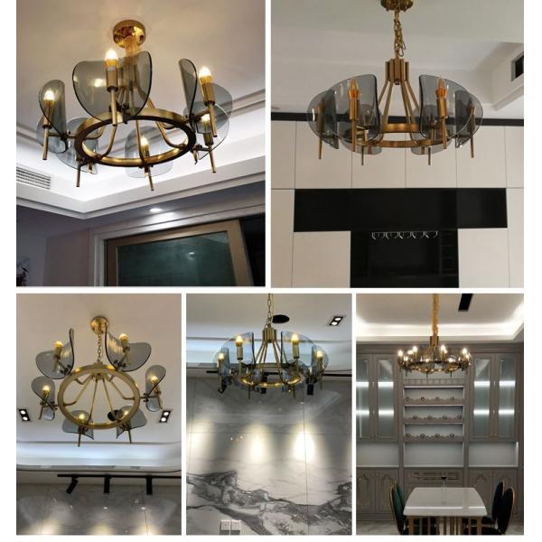 E14*10 изогнуло зеркало свет 850*600mm/620*600mm Кристл стеклянный привесной