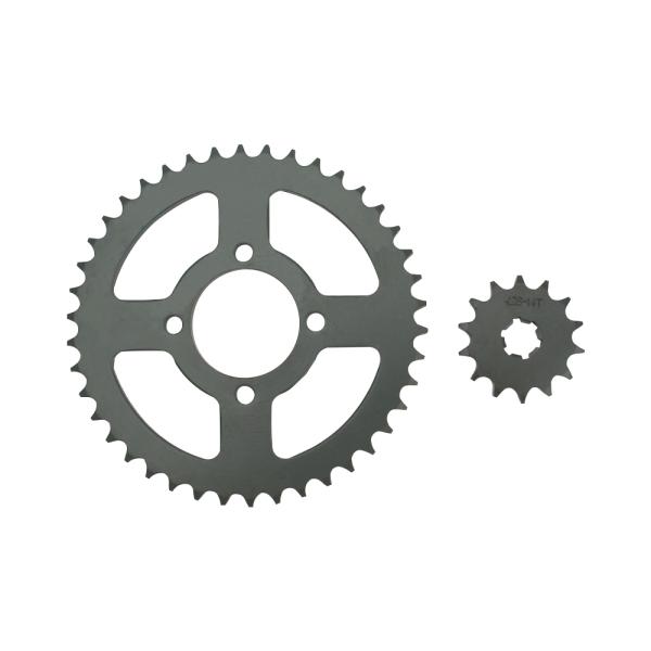 Motorcycle Chain Sprocket Kit For Honda CG125 Suzuki GN125 WY125 ZJ125 CD70