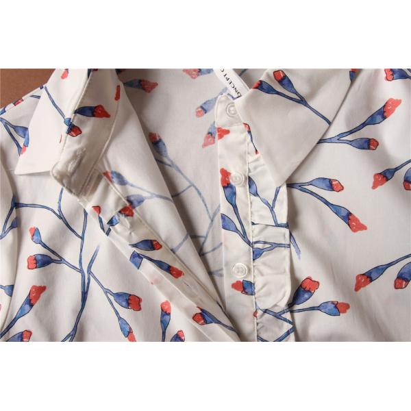 100% Cotton Stockpapa Womens Casual Print Shirts