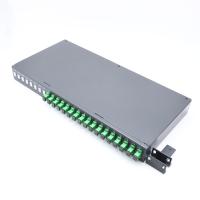 Tipo divisor 1x16 de 0.5m da montagem em rack do preto de SMF-28e