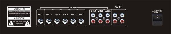 AC220V 240V Public Address System Audio Pre Amplifier Signal Processing Equipment