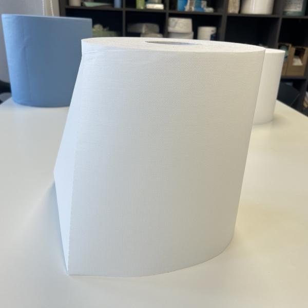 Industrial Non-Woven Wipes PP Wood Pulp Roll 80-89gsm White