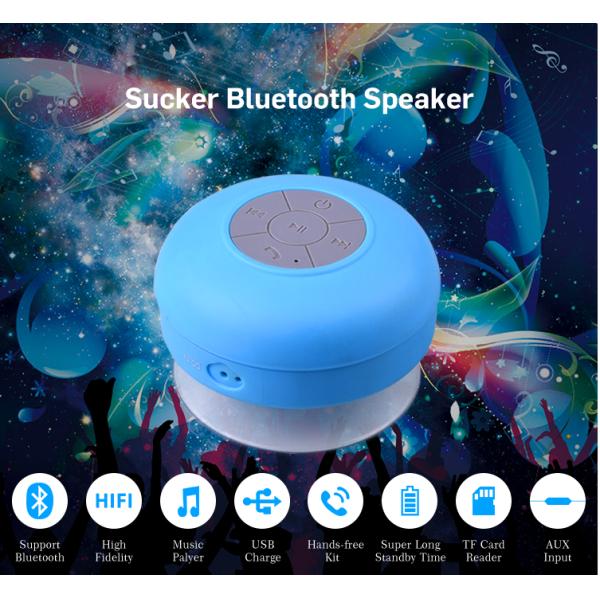 Water Resistant Mini Wireless Bluetooth Speaker / Mini Bluetooth Shower Speaker