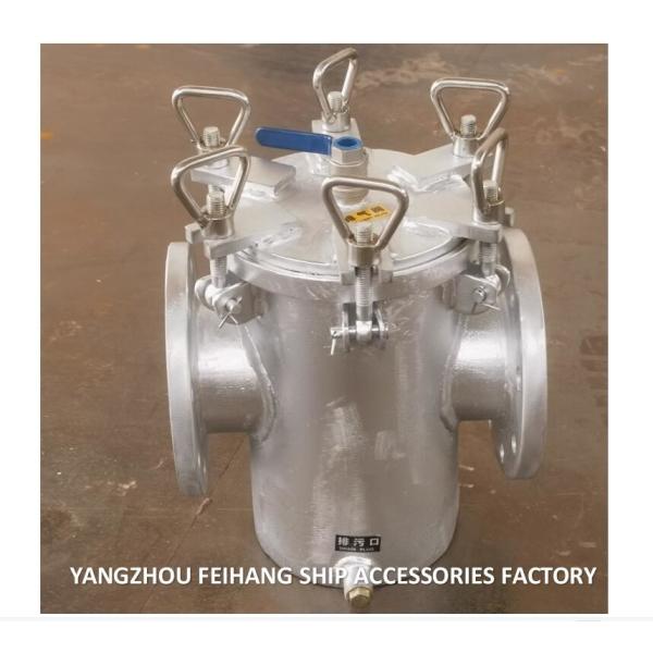 Coarse Water Filter For Ships A125 Cbm1061-81 Body Carbon Steel Galvanized Filter Cartridge Stainless Steel