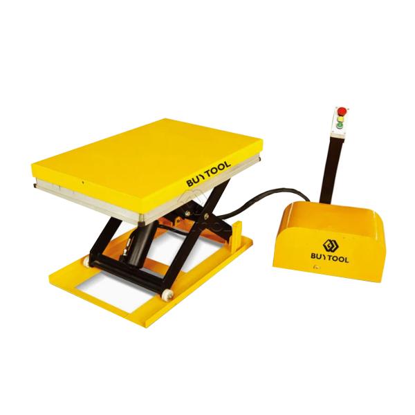 Hydraulic Bike Mini Lift Table Electric Scissor Platform With Separated Pump Station