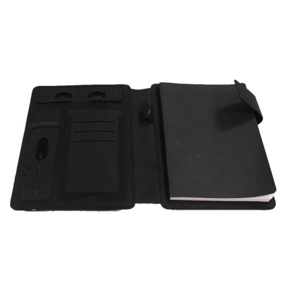 Тетрадь заряжателя изготовленного на заказ логотипа Ультрапортативный беспроводная, складной банк Padfolio силы