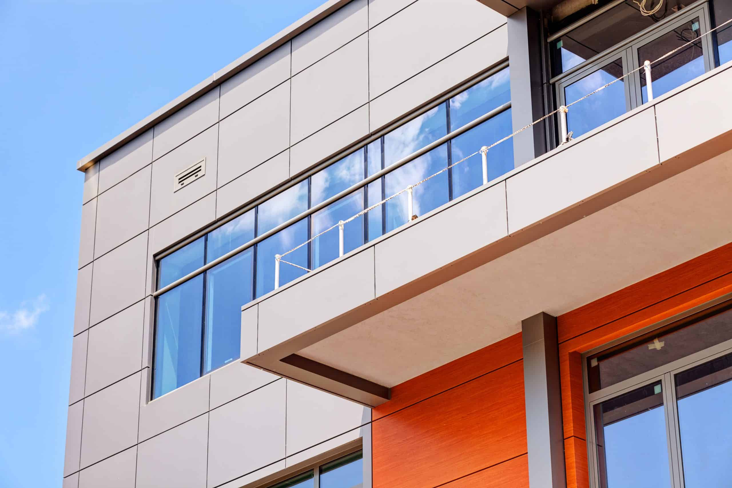 Uvproof Dark Blue Durable Pvdf Aluminium Composite Panel  Cladding Lightweight Fire Retardant Acp Sheet