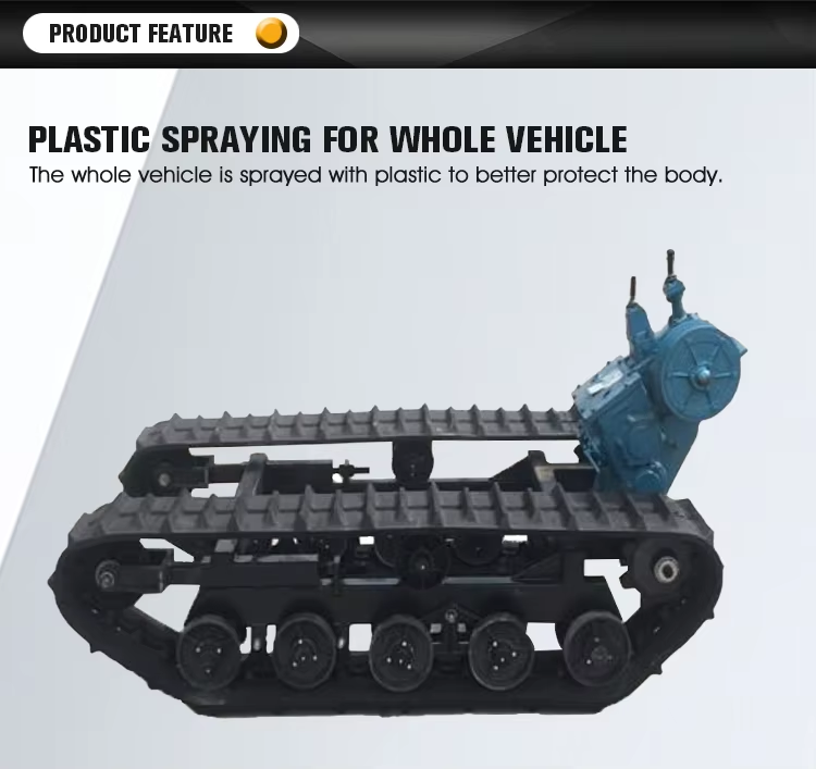 High Strength Welded Steel Crawler Base Frame Customizable Mounting Shock Resistant Anti Corrosion