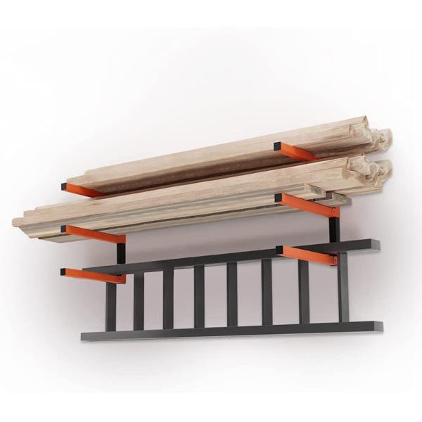 6 уровней Стенная стальная стойка для хранения деревянных лыж и труб