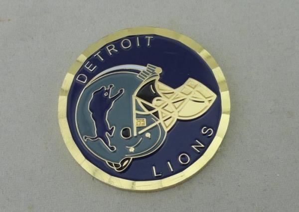 Customized Logo Personalized Coins Brass Stamping , Soft Enamel Coins