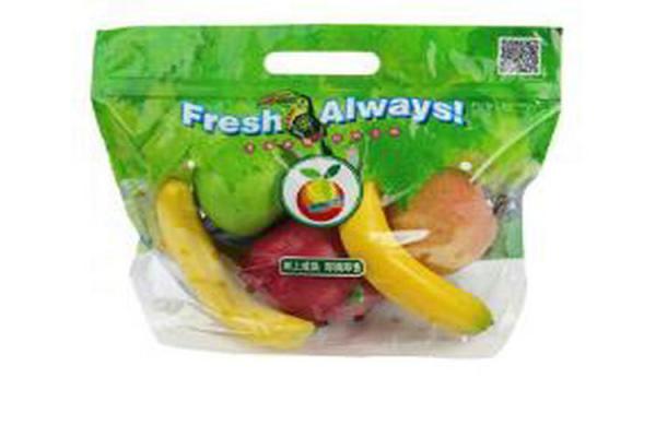 Eco Reusable Clear Fresh Fruit Bags Stand Up Food Grade For Grape / Cherry