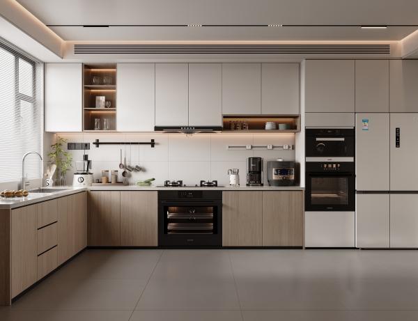 Modern Simple Multifunctional Custom Cabinets with Island Kitchen Cupboard