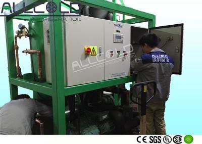 Máquina de gelo profissional de poupança de energia do tubo, planta de gelo do tubo para refrigerar concreto