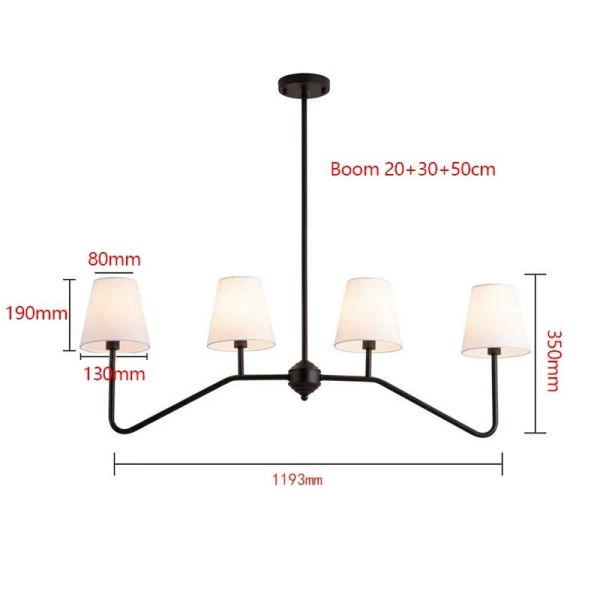 Vintage Rustic Industrial Style Chandeliers Linear Chandelier(WH-AP-622)
