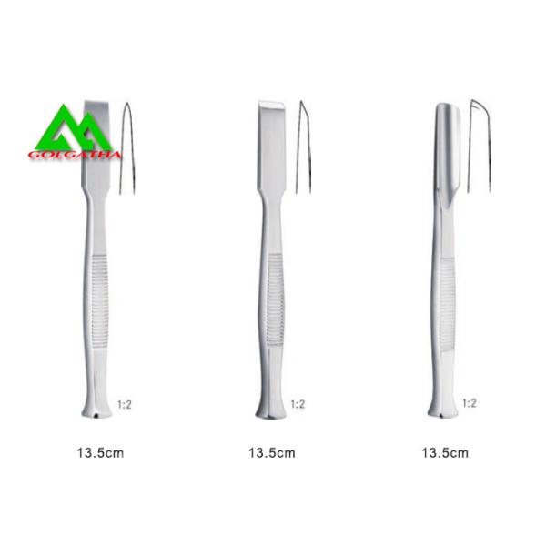 Straight / Curved Basis Surgical Osteotome Instrument For Small Animal Vet Surgery