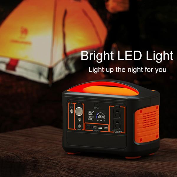 110v 220v camping outdoor lifepo4 lithium portable power station 500w solar generator