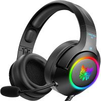 Bengoo G9000 71 Cancelação de ruído Headset de jogos de PC com logotipo personalizado de microfone RGB